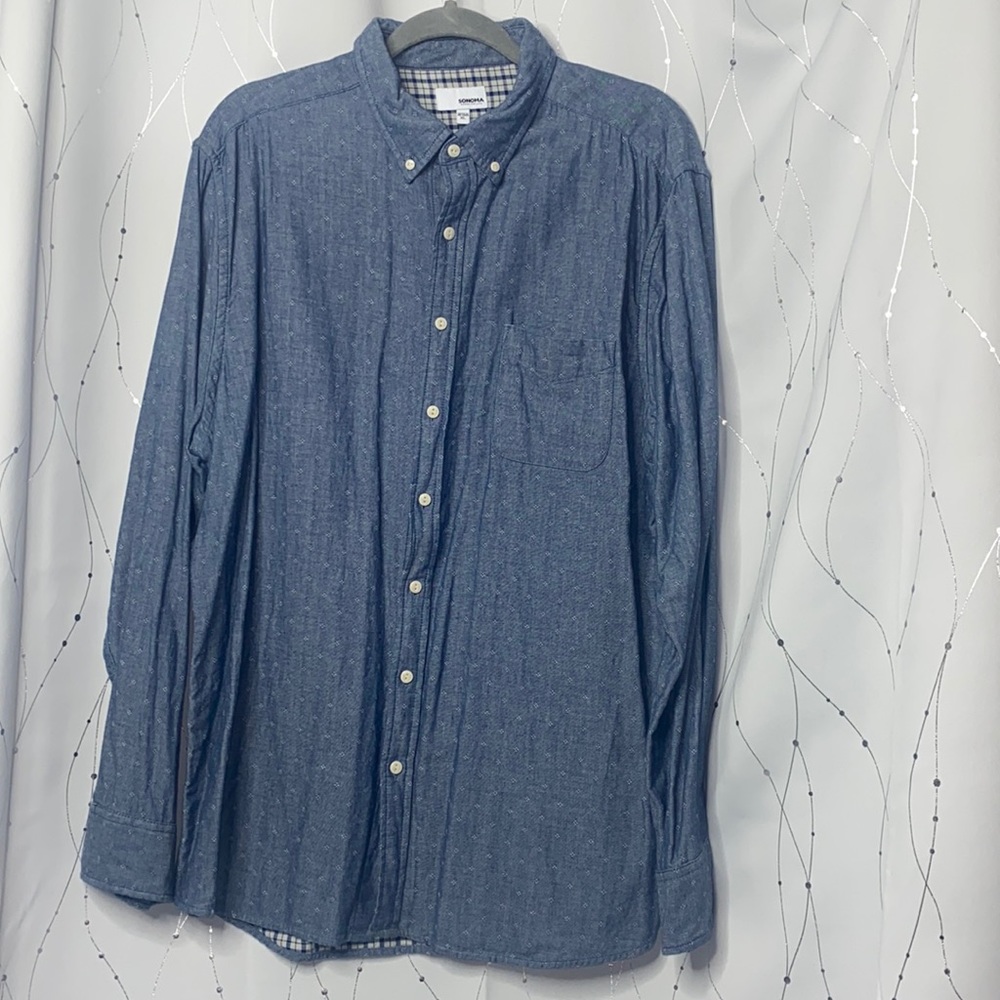 Sonoma Mens Long Sleeve Button Up XL